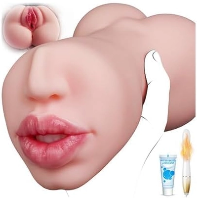 I love this soft, realistic toy with lube, heating stick, storage bag.