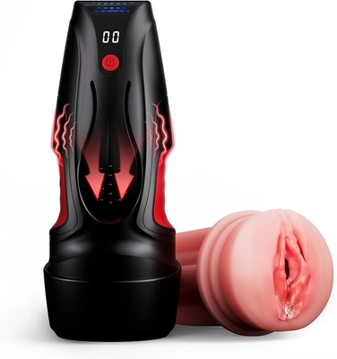 My adjustable male masturbator gives custom-fit pressure and vibration for intense pleasure.