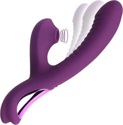 I love this soft rabbit vibrator's strong suction and deep G-spot pleasure.