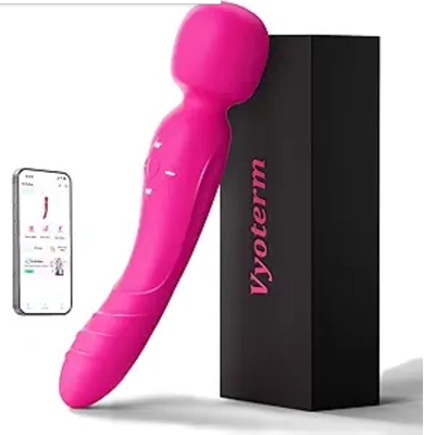 My pink wand vibrator delivers powerful dual-ended clitoral and G-spot pleasure fast.