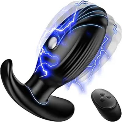 I really love this triple stimulation anal plug's vibrations and gentle electrostimulation.