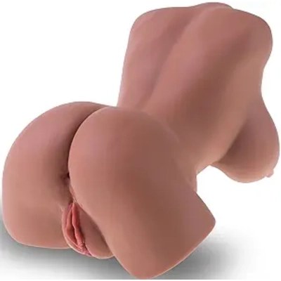 Soft sturdy torso sex doll gives me realistic discreet male masturbation pleasure.