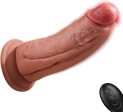 This big dual density silicone dildo gave my wife an amazing screaming orgasm. dildos reviews
