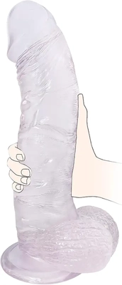 I adore this comfortable realistic dildo since its strong suction creates wonderfully stable hands-free experiences.  realistic dildo review