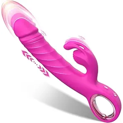 I love its powerful thrusts, soft silicone, and easy magnetic charging.  G-spot vibrator review