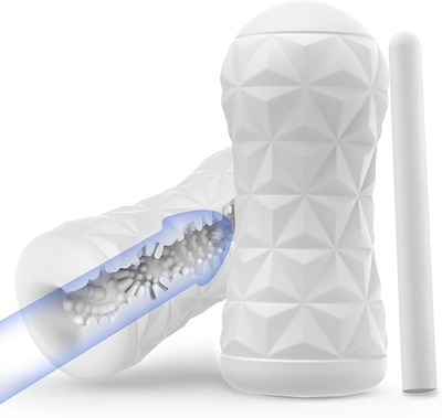This stroker fits my thick size with deep textures and intense stimulation. sex toys reviews