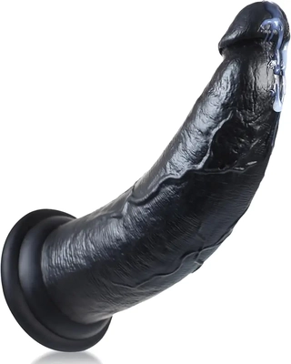 This massive dual density dildo gives me deep, safe stretching without pain.