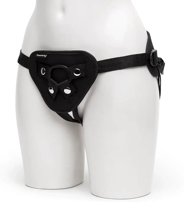 Sturdy, comfortable full-back harness; O-rings and vibe pocket boost our fun. comfortableSex Toys
