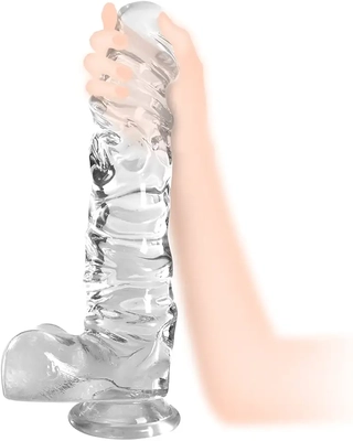 This dildo's suction cup saves my knees from low squatting. I love it!