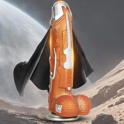 This thick, realistic dildo has strong suction and feels amazing to use.