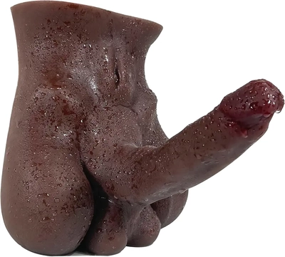 I recommend using a condom with this flexible TPE torso for ideal hygiene.