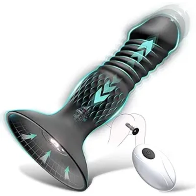 This thrusting vibrator delivers powerful sensations and easy remote control for amazing solo or couple play. couple playSex Toys