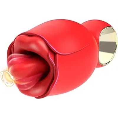 My rose vibrator's realistic tongue and powerful vibrations delivered intense orgasms easily. rose vibratorSex Toys