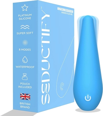 This compact massager is quiet, discreet, and great for personal stress relief on the go.