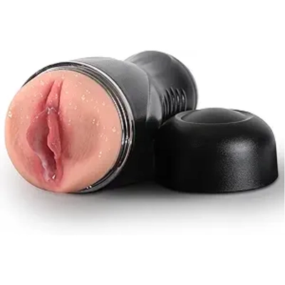 This 2-in-1 stroker feels realistic, cleans easily, and gives intense pleasure