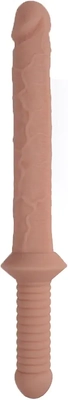 I warm up my big double dildo, use lube for great feel. double dildoSex Toys