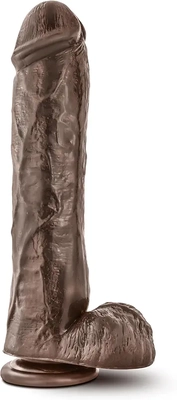 After cleaning, this massive dildo delivers deep, secure pleasure with realistic feel.