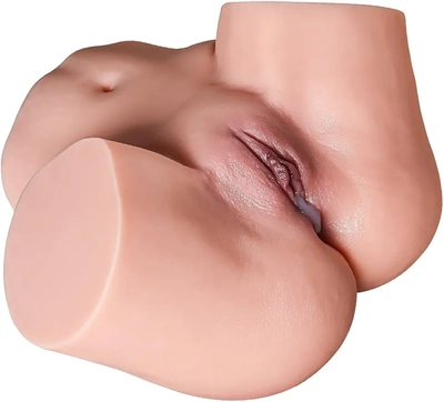 This realistic sex doll provides soft skin, stable shape, and intense rear-entry experience for ultimate pleasure.