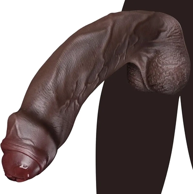 Its softness and lube retention made this thick dildo an amazing experience.