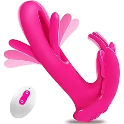My flapping vibrator smacks my G-spot, triggers squirts, and gives intense pleasure.