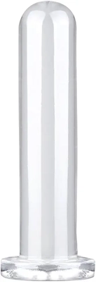 This firm TPE dildo gives intense G-spot orgasms after warm-up.