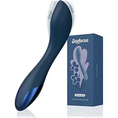Simple powerful G-spot vibrator with 10 modes my husband and I both love.