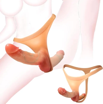 This comfortable strap-on panty gives me great control and endless, powerful fun.