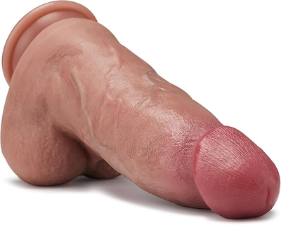 This huge tapered silicone dildo fills me up and hits my prostate exactly where I need it.