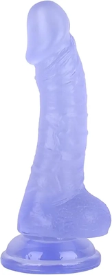 This lavender silicone dildo is perfect for beginners – realistic size, suction cup, easy clean.  honest reviews