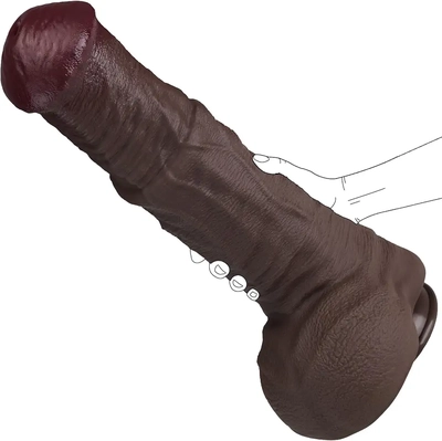 This giant soft dildo is affordable, comfortable, and stays put with strong suction.  dildos reviews