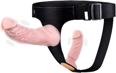Utimi's versatile strap-on gives me shared pleasure and remote control fun.