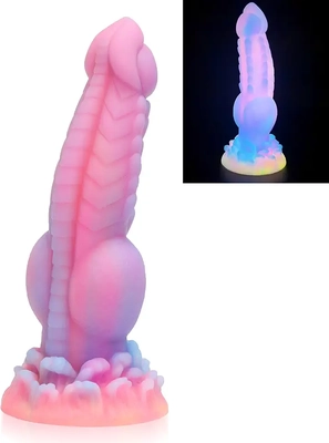 Soft touch, easy clean, and glows under black light for fun
