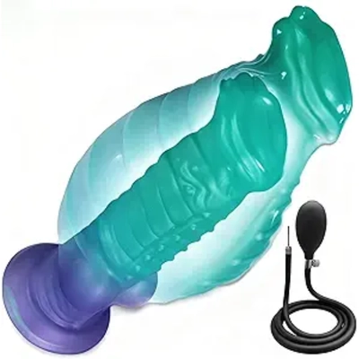 My inflatable monster pump: adjustable custom stretch, comfortable, flexible, great fun, dual-use.