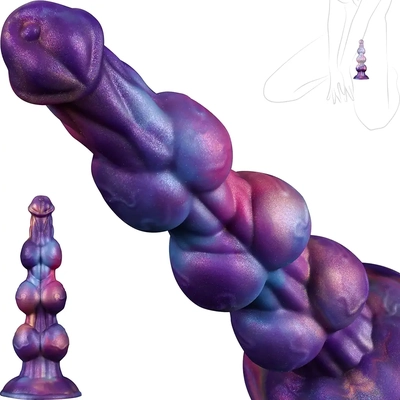 My knot dildo offers powerful controlled sensations, excellent silicone quality, and firm suction.