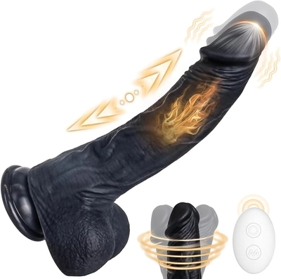 I found this must-have thrusting dildo perfect size, amazing, with great service.