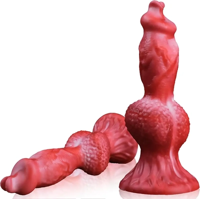 My small knot toy fits perfectly for backdoor play and front rides.