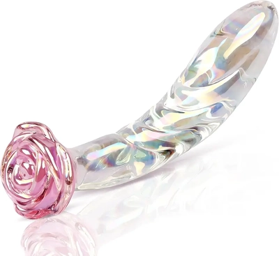 I love this glass dildo: ergonomic, versatile, easy to clean, beautiful, pleasurable.