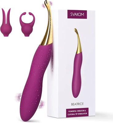 I love precise pinpoint stimulation, premium silicone, quiet power, and easy cleanup.