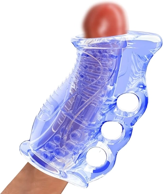 I love this transparent sleeve: grips well, cleans easily, beats dry hand.