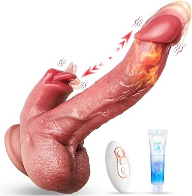 I found the tongue incredible and vibration great, but thrusting felt uncomfortable.