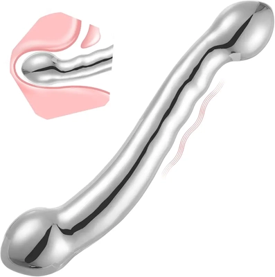 I love this dual-head stainless steel toy: luxurious, precise, easy clean, body-safe.