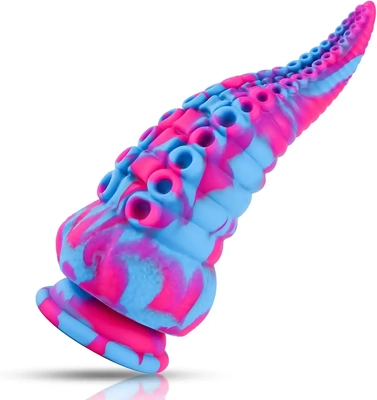 The tapered, soft silicone tentacle dildo delivers uniquely satisfying stretch and pleasure