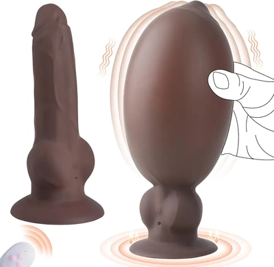 I highly recommend this beginner-friendly, easy-to-clean, vibrating inflatable dildo with a pump