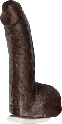 I found this dildo stiffer than expected but thick, big, and enjoyable.