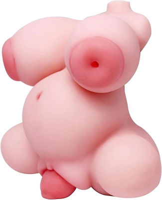I love this cloud-soft pregnant doll: three textured holes and amazing tightness.
