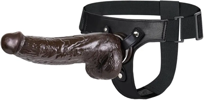 I love this strap-on; matching dildo fits perfectly with two interchangeable rings.