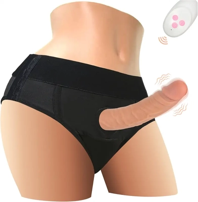 I found this vibrating strap-on comfortable, adjustable, and loved by my husband.
