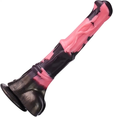 I found this soft, flexible, huge silicone horse dildo ideal for experts.